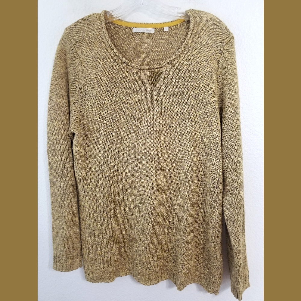 Christian Berg LS Linen Sweater Sz 44 Large